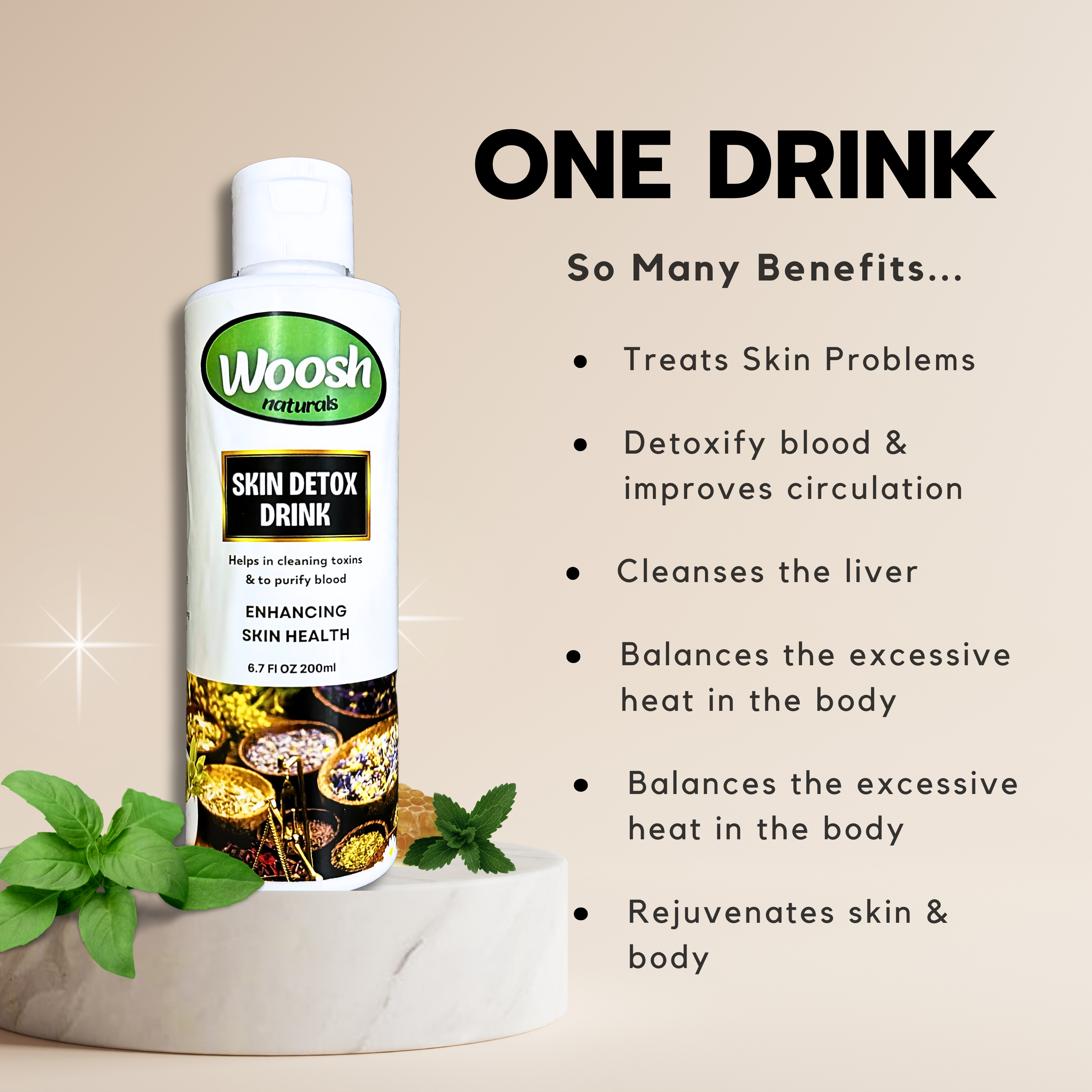 Woosh Naturals Skin Detox Drink