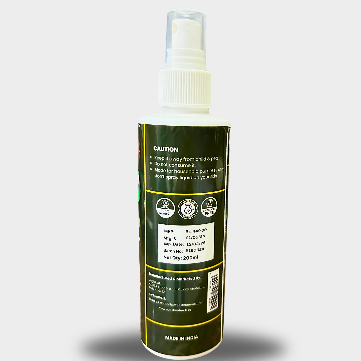 Woosh Naturals Mosquito Repellent Spray